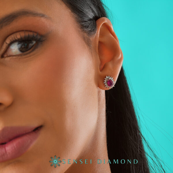 Anturaj Yakut Küpe - Görsel 4