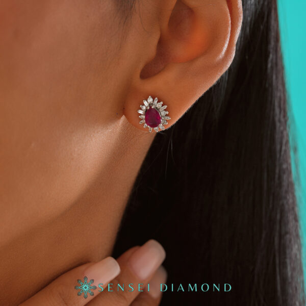 Anturaj Yakut Küpe - Görsel 3