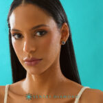 Anturaj Oval Safir Küpe - Görsel 2